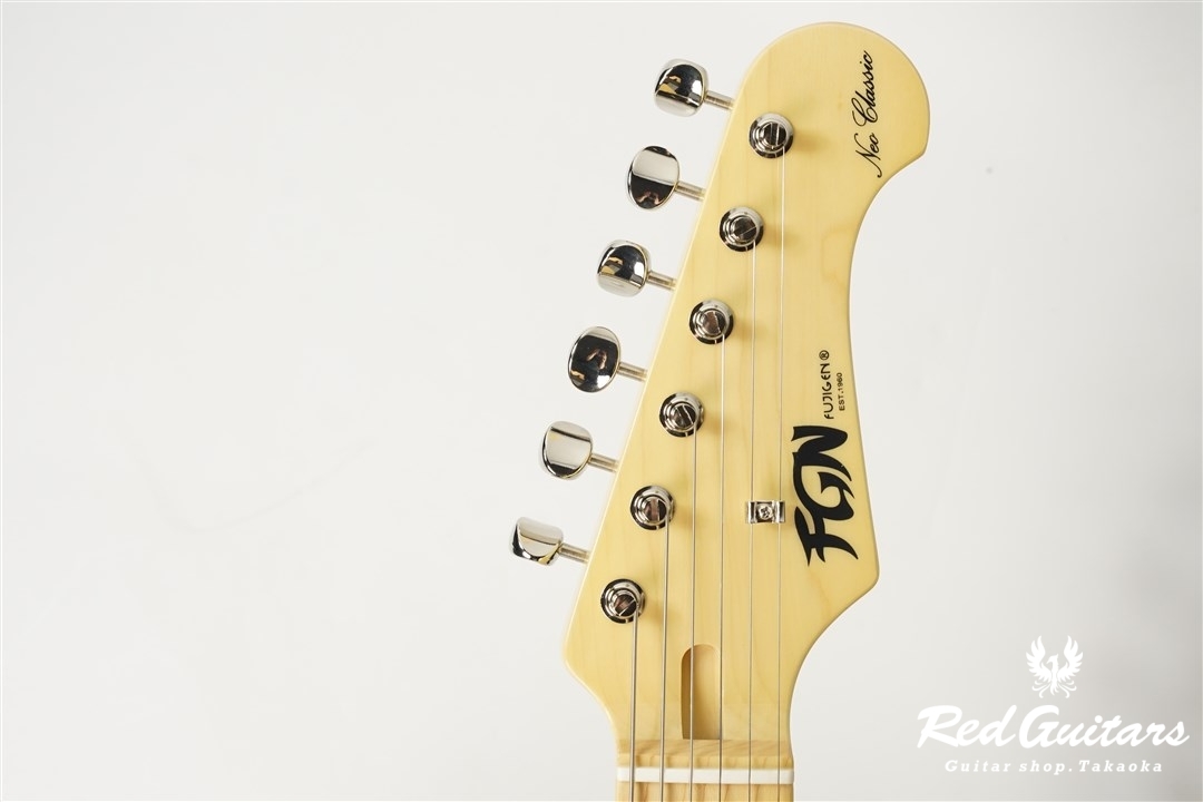 FUJIGEN Neo Classic NST11MAH - See-Thru Blue Burst | Red Guitars